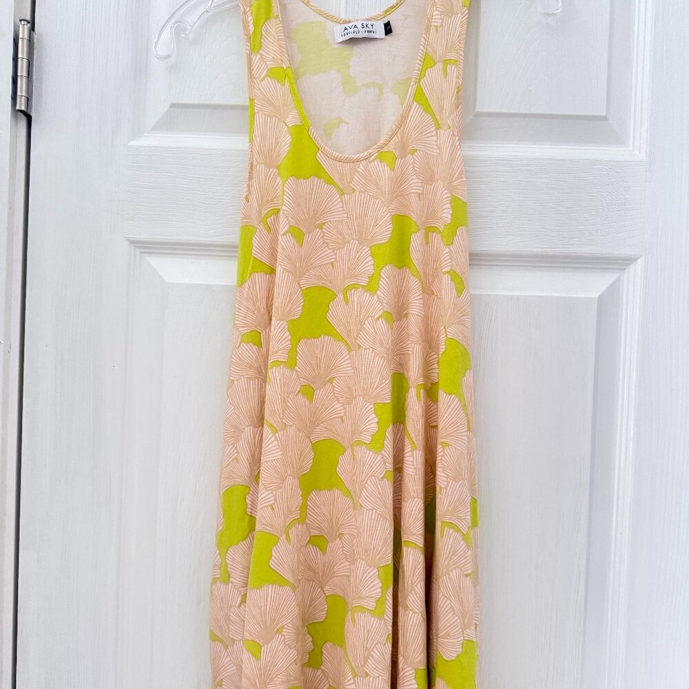 Fighting Eel Ava Sky Limoncello Roma Dress sz S - Picture 1 of 3